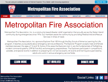 Tablet Screenshot of metro-fire.org